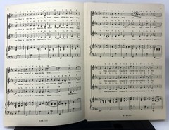 Vintage 1954 My Heart Signs Ronald Curtis Sheet Music Female Voices J. Willard