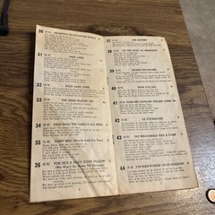 Robbins Community Sheet- Lets All Sing , Lyrics Pamphlet Circa 30s Robbins Music
