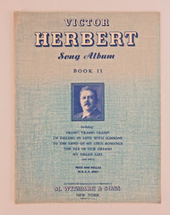 Victor Herbert Song Album Book II 1938 M. Witmark & Sons