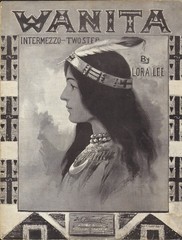 Wanita 1904 LORA LEE Beautful NATIVE AMERICAN Intermezzo Sheet Music!