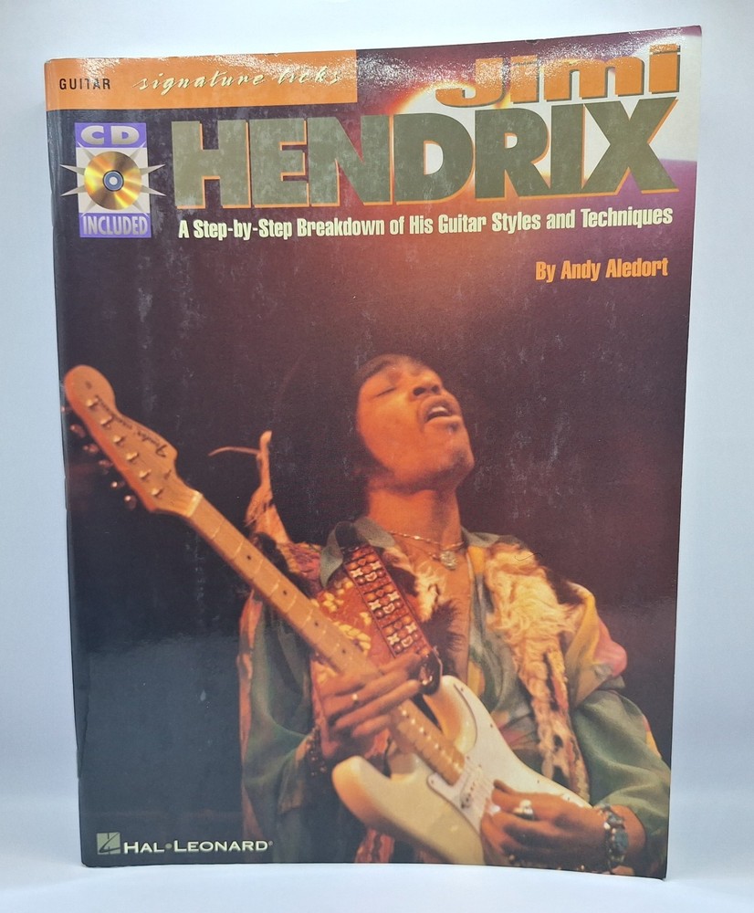 Jimi Hendrix Guitar Tab / Tablature / Signature Links With CD / Songbook VGC
