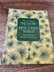 Readers Digest Treasury of Best Loved Songs 1972 114 family favorites