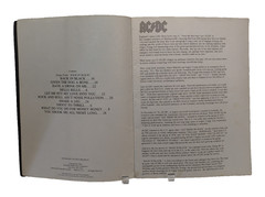 Back In Blac AC/DC Sheet Music Song Book Guitar 80s Hard Rock & Roll M37