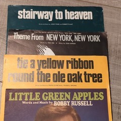Contemporary Pop Piano Organ Sheet Music Song Books Moon River Romeo Juliet