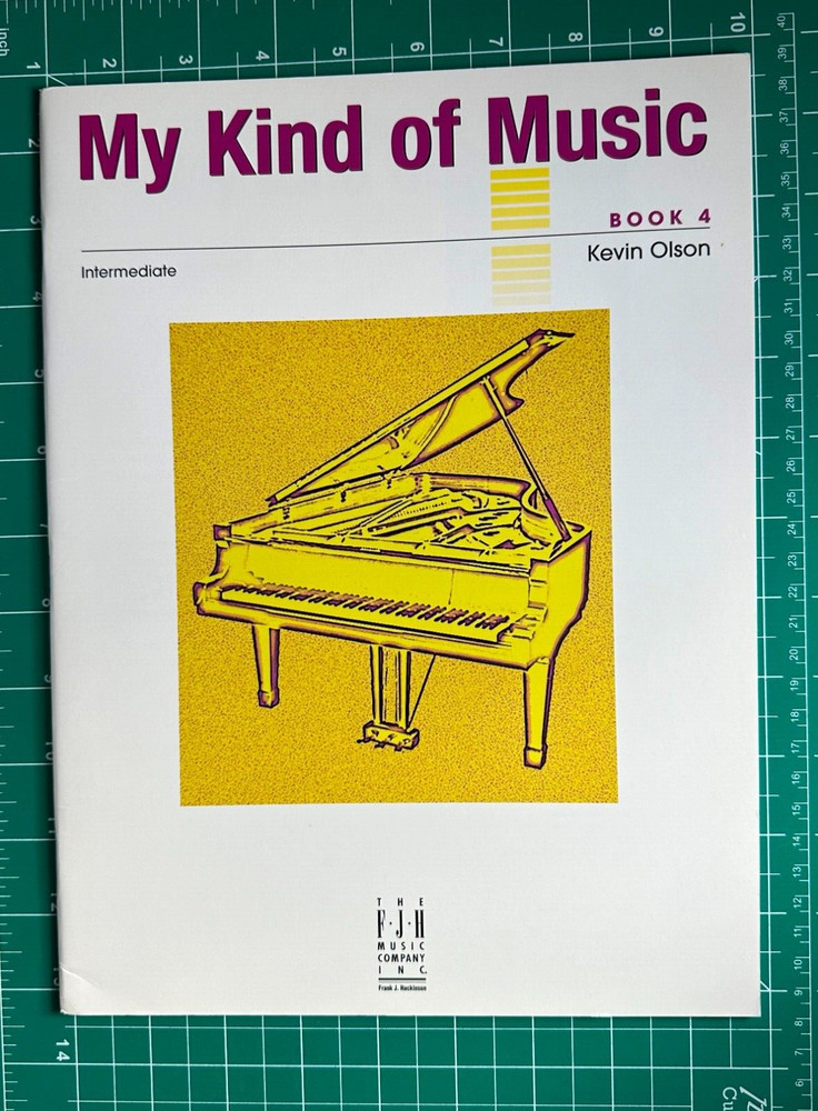 NEW My Kind of Music Book 4 Collection For Solo Piano Kevin R Olson Intermediate