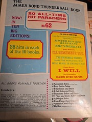 20 All Time Hit Paraders Easy Piano / Organ #62 1965 32 pages United Artists B9