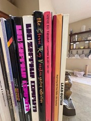 Mixed Collection Guitar Song Books Rock Led Zeppelin, Doors, Hendrix (see pics)