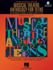 Musical Theatre Anthology Teens Women Vocal Piano Sheet Music Book Online Audio