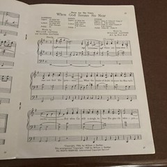 Bill Gaither HE TOUCHED ME 1968 Song Book for Organ