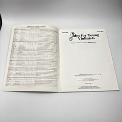 Solos for Young Violinists Volume 2 Sheet Music Violin & Piano Barbara Barber