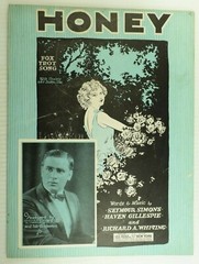 1928 Vintage Sheet Music Honey Fox Trot Willie Bruno M1