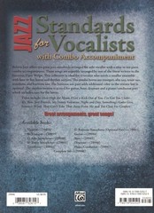 Jazz Standards for Vocalists with Combo Accompaniment – Dave Wolpe – Set of 10