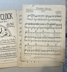 Vintage Sheet Music, Ukulele & Piano, 1922-1929