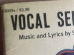 Vocal Selections -Follies-Music and lyrics by Stephen Sondheim (1971) 13009a