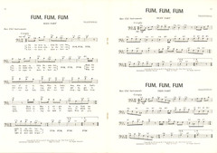 Wonderful Music Of Christmas Songbook Trombone Bass Clef 1963 Kendall Solo Duet
