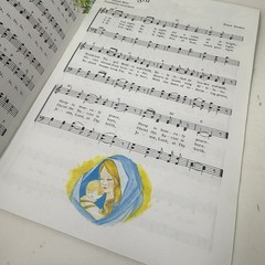 Christmas Carols Songbook – Golden Book Piano Organ Guitar 20 Songs Sheet Music