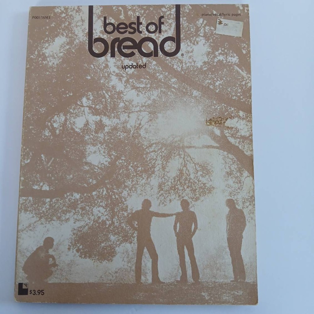 Best Of Bread Songbook For Piano, Vocal and Lyrics Vintage 88 Pages Paperback