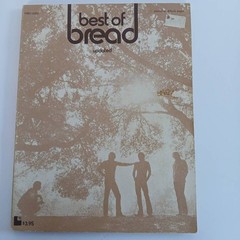 Best Of Bread Songbook For Piano, Vocal and Lyrics Vintage 88 Pages Paperback