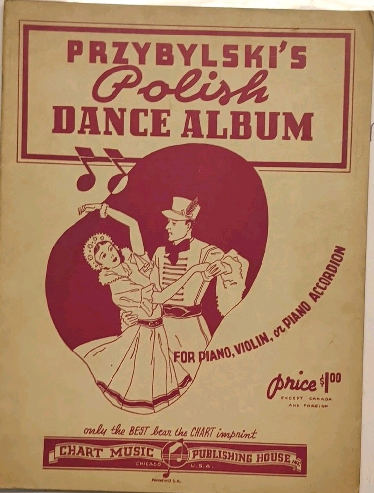 Przybylski&rsquo;s Polish Dance Album Song Book for Piano Violin Accordion 1937