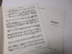 George Wilson Sonata for Viola and Piano Sheet Music Jobert Paris