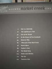 Nickel Creek Songbook Transcribed Scores Bass Guitar Mandolin Tab Unused!! New!!