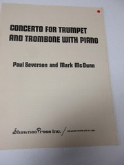 Paul Severson Mark McDunn Concerto for Trumpet & Trombone with Piano Sheet Music