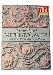 Franz Liszt Mephisto Waltz Other Works for Solo Piano Sheet Music Book Classical