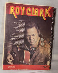 Roy Clark Big Note Guitar Song Book 1978 Vintage Sheet Music with Poster