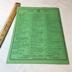 SCHUMANN: ADAGIO & ALLEGRO Opus 70 for Viola and Piano, Sheet Music c1952
