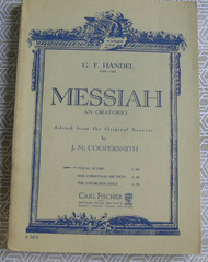 1947 MESSIAH An Oratorio,Complete book, Handel,Coopersmith, Fischer,CLEAN 248 pg