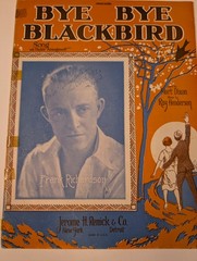 1926 BYE BYE BLACKBIRD Sheet Music Frank Richardson Ray Henderson Mort Dixon IA