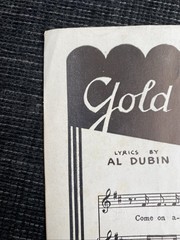 About A Quarter To Nine by Al Jolson & Ruby Keeler 1935 Sheet Music Piano