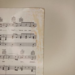 Vintage Lauren Wood « Please Don&rsquo;t Leave » Music Sheet Piano Vocals Guitar Chords