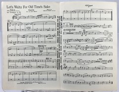 Let&rsquo;s Waltz For Old Times Sake Trumpet Sheet Music by Jack Mason M Witmark 1937