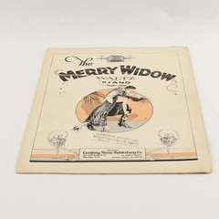 Antique 1908 Sheet Music For Piano The Merry Widow Waltz by Franz Lehar