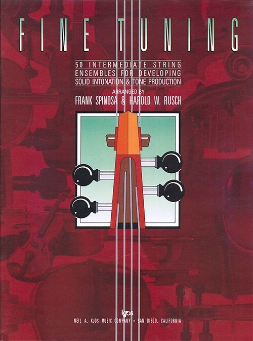 FINE TUNING STRING BASS MUSIC BOOK 50 INTERMEDIATE STRING ENSEMBLES KJOS RUSCH