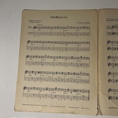 Short’nin’ Bread OLD BLACK JOE 1941 Hawaiian Guitar SHEET MUSIC!