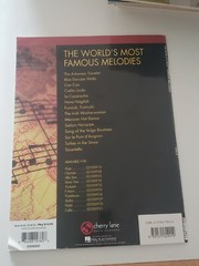 The World&rsquo;s Most Famous Melodies: Viola Play-Along Book/CD Pack by VG Paperback