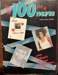 Top 100 Pop of 1987/88 Songbook Piano Vocal Chords Whitney Houston Sheet Music