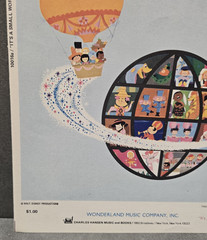 1963 Walt Disney&rsquo;s It&rsquo;s A Small World Sheet Music By Richard & Robert Sherman