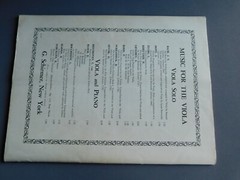 Solos for the Viola Player: with Piano Accomp – Doktor – 1959 songbook sheet mus
