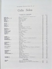 Cello Solos (softcover) Amsco Publications