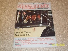 Lot of 9 Sheet Music Magazine All 1982 – 1983 Back Issues