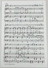 Come Let Us Glorify the Lord Allen Pote SATB Chorus Piano Sheet Music Hope Pub
