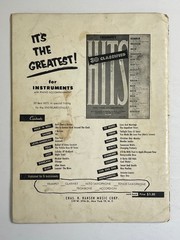 Vintage Top 20 Tunes For The Accordion – Sheet Music Book – Bentley Music Co