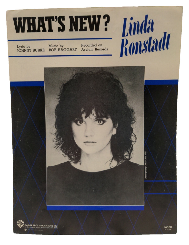 Whats New Sheet Music Linda Ronstadt Piano Voice Guitar 70s Country Rock F2Ai