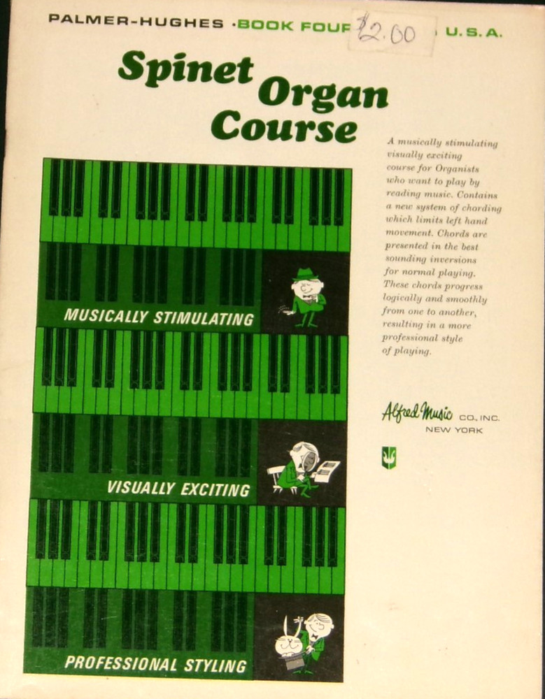 Palmer-Hughes Spinet Organ Course Book 4 Alfred Music 1965 NF