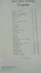 James Taylor ANTHOLOGY Songbook VINTAGE 160 Pages Piano Guitar Chords Tabs, Good