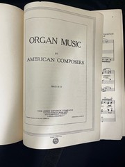 vintage Organ Music by American Composers Collectible Sheet Music by John Church