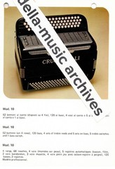 CRUCIANELLI ACCORDION 1970&rsquo;s PRODUCT LINE FULL COLOR CATALOG (ITALY) NOS